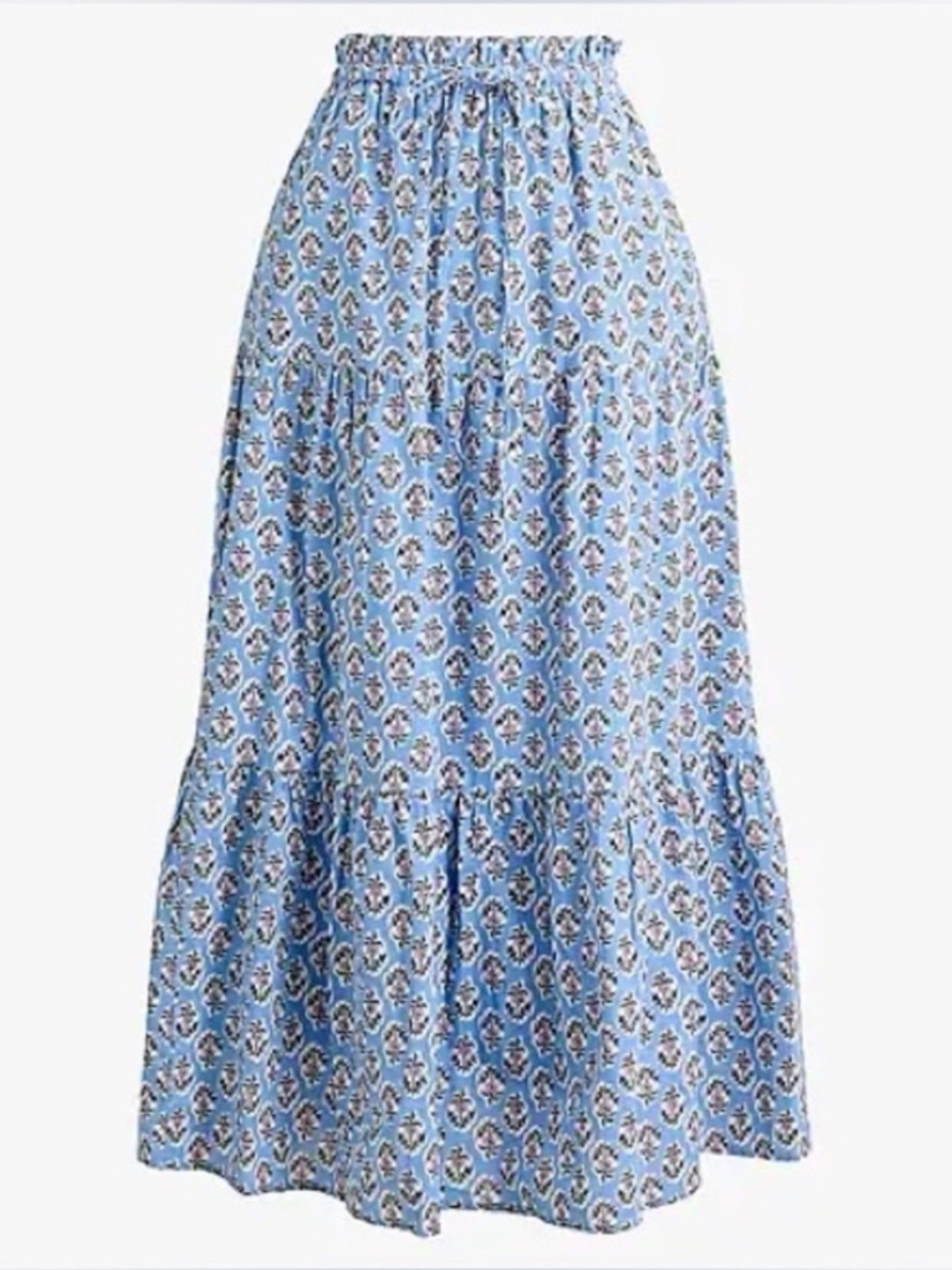 J. Crew Lined Maxi Skirt 100% Cotton